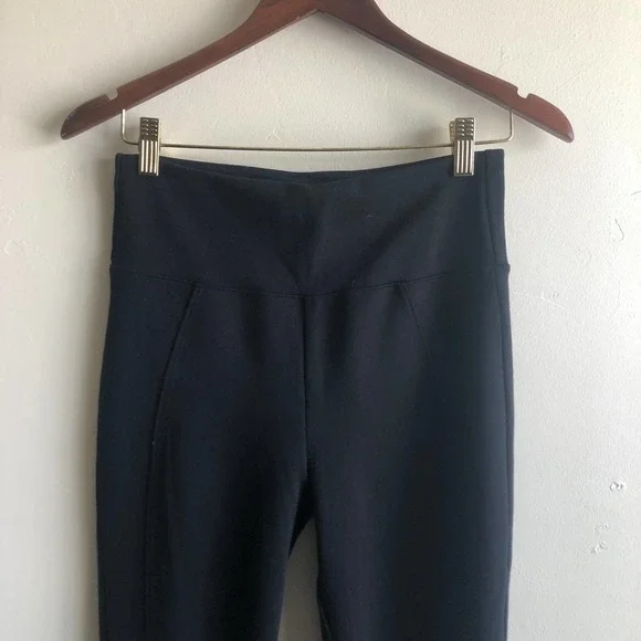 Spanx Assets Ponte Black Shaping Leggings Pants - Picture 4 of 6